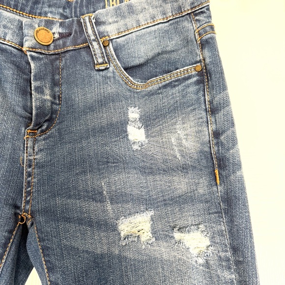 Blank NYC Distressed Blue Women's Skinny Jeans Size 25 - Picture 3 of 13